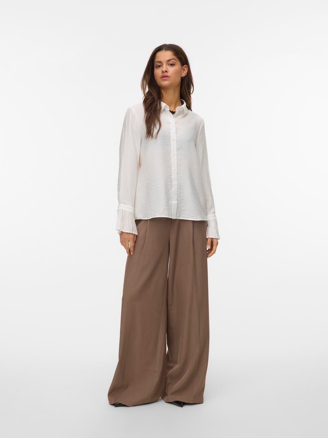 VMPLISSI Shirt - Snow White - VERO MODA & VILA Bergvik